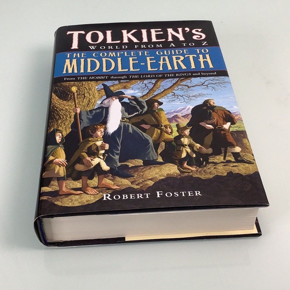 Robert Foster The Complete guide to Middle Earth Hard cover book EUC - Picture 6 of 10